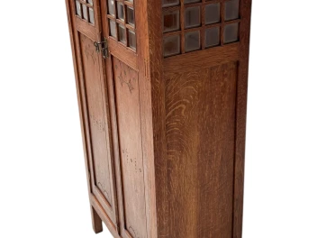 Arts & Crafts Armoire or Bookcase In the style of Architect Lauweriks, 1890s